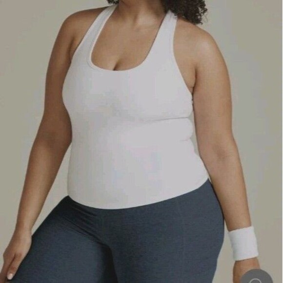 Beyond Yoga Spacedye  Racback  Blue Active Top Size 4XL  NEW WITH TAGS - Picture 1 of 10